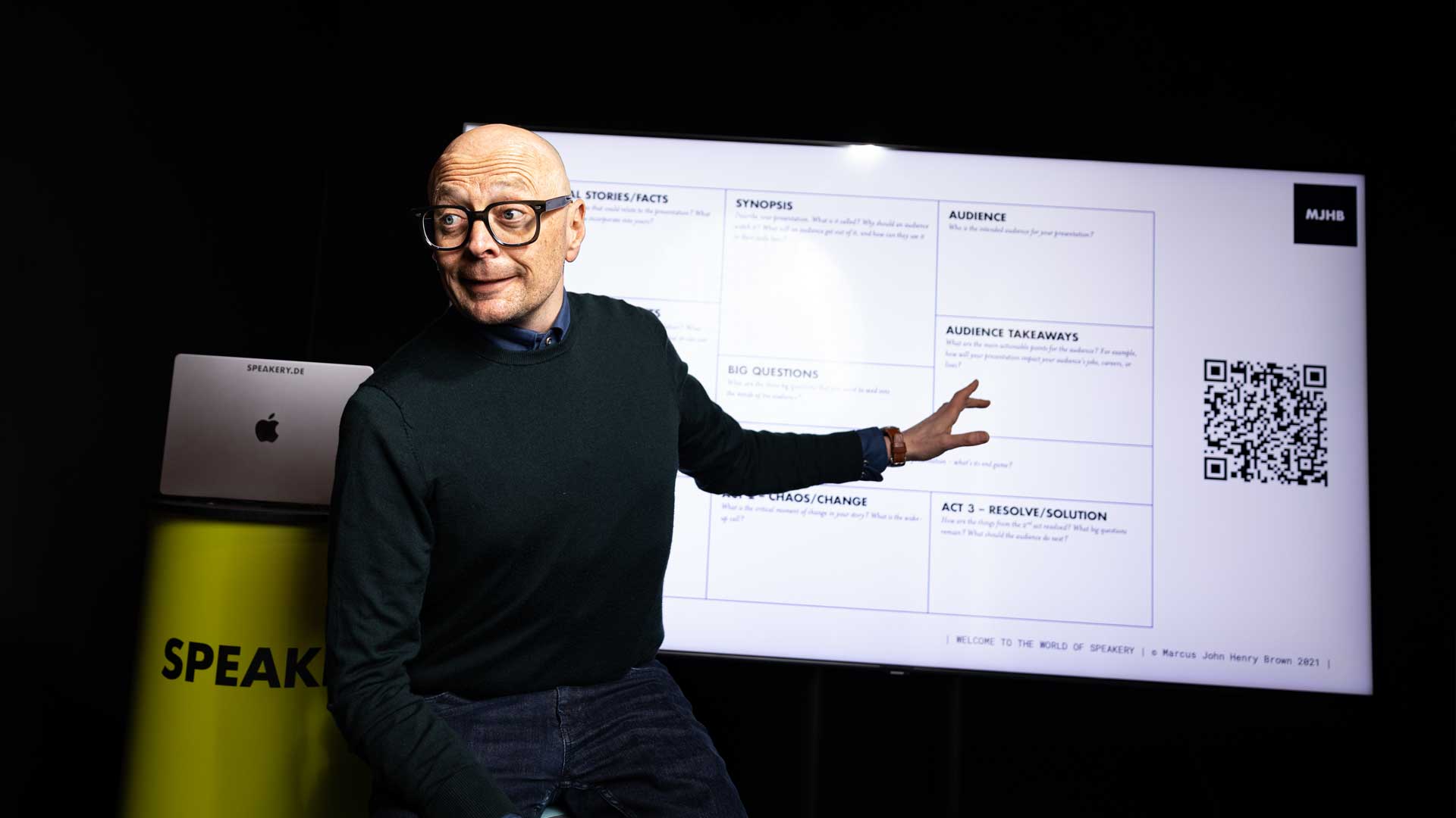 Speakery Presentation Canvas by Marcus John Henry Brown