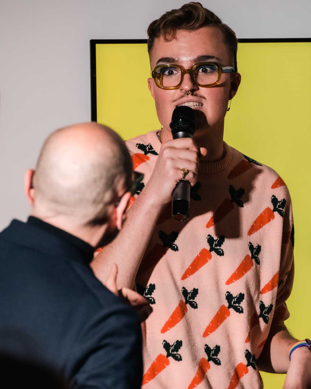 Marcus gives the five speakers direction, and notes. Experience what normally takes place behind closed doors!